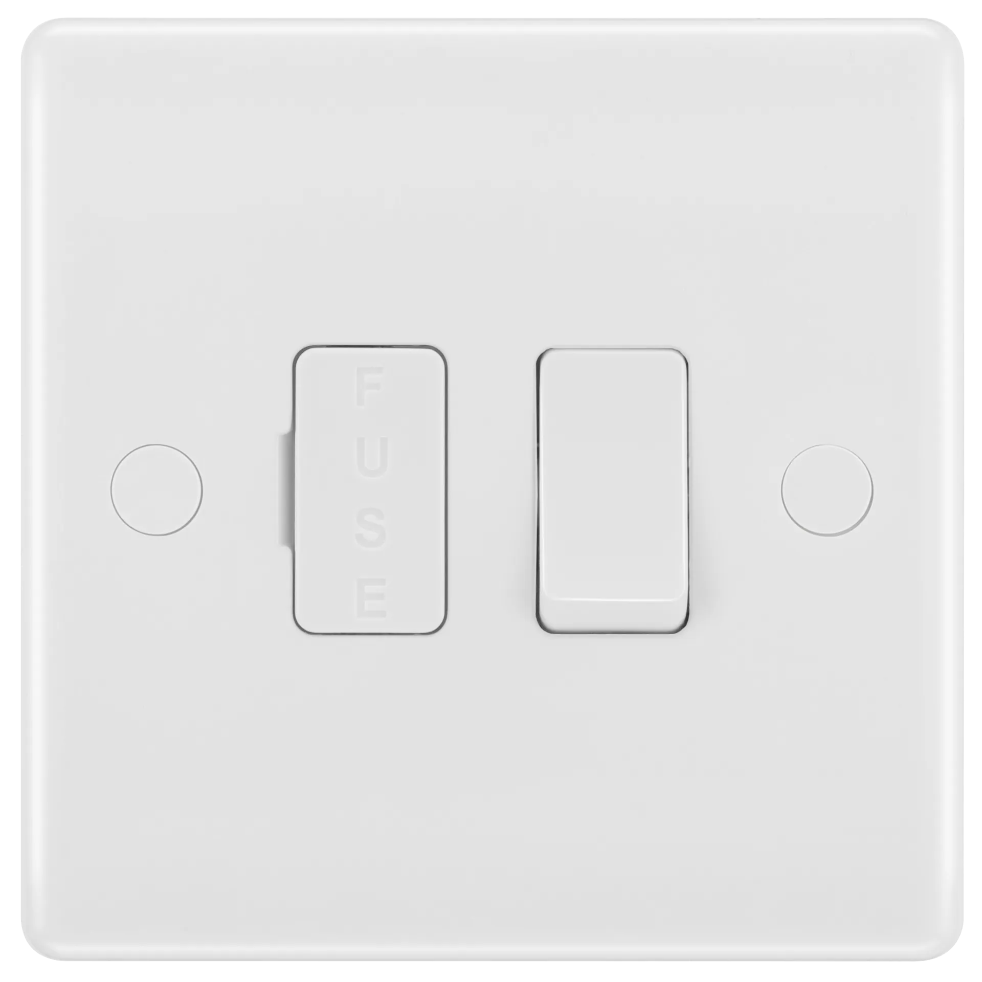 BG White 13A Switched Spur Fused Connection
