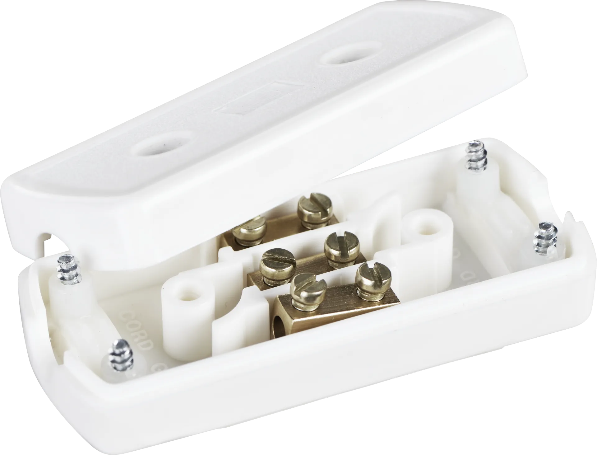 BG Flex Connector 3A 3 Terminal Solid Brass Through Terminals