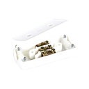 BG Flex Connector 3A 3 Terminal Solid Brass Through Terminals
