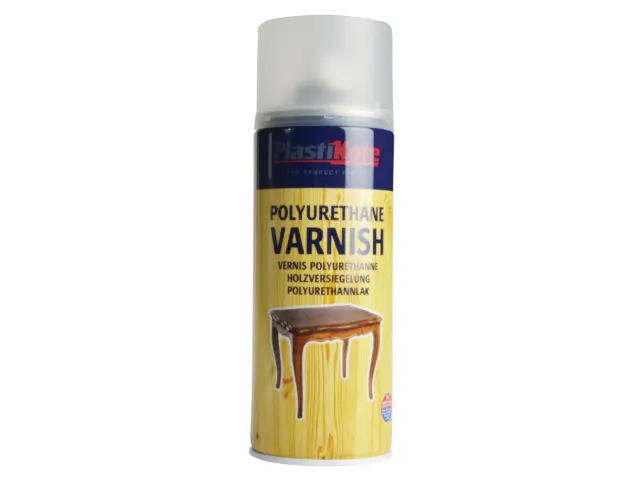 Plastikote Aerosol Clear Varnish Satin
