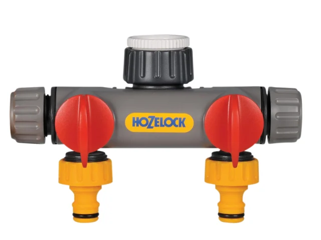 Hozelock 2 Way Hose Pipe Tap Connector