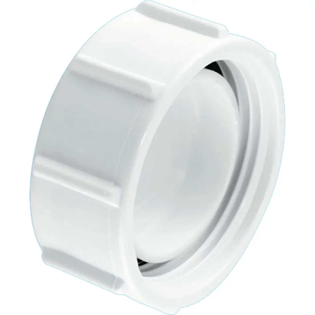 McAlpine 1.5" Threaded Blank Cap with Nut