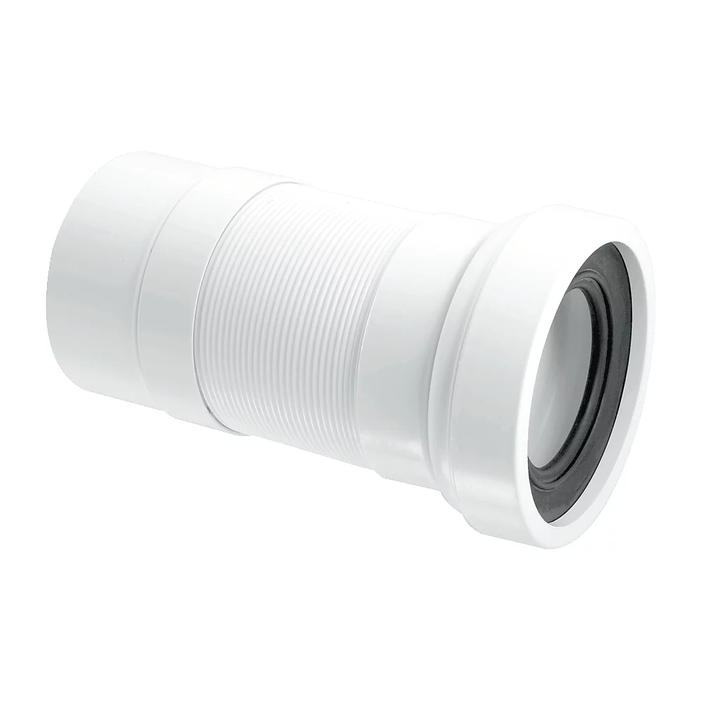 McAlpine 97-107mm x 110mm Plain End Straight Flexible  Pan Connector
