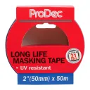 ProDec 50mm x 50m Long Life Masking Tape
