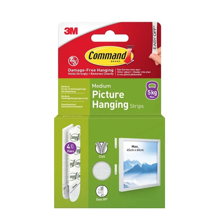 3M Command Medium Picture Adhesive Strips 5kg