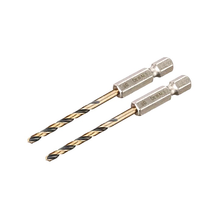DeWalt Hex Impact HSS Drill Bit 3mm 2 Pack