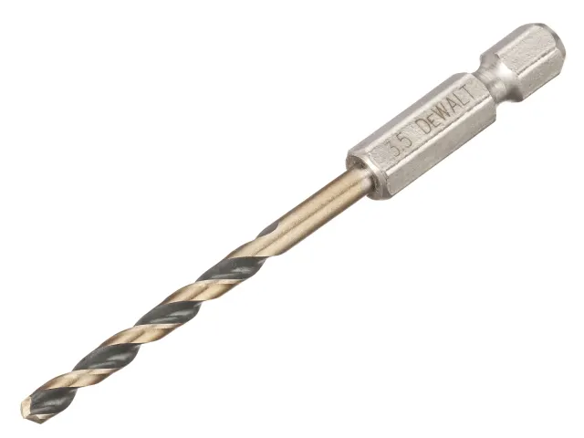 DeWalt Hex Impact HSS Drill Bit 3.5 mm