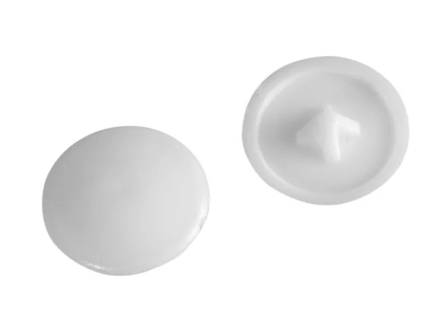 ForgeFix Pozi Cap No.6-8 100 Pack White