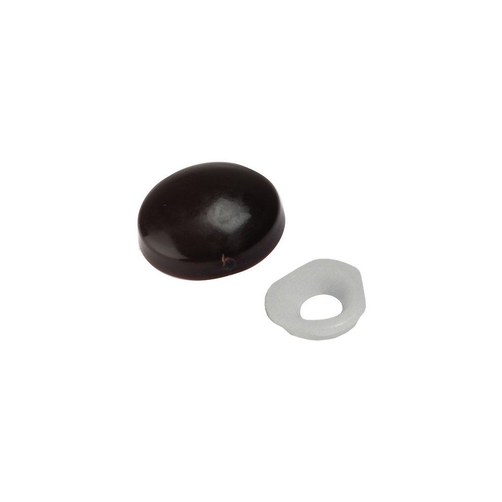 ForgeFix Domed Cover Cap No. 6-8 25 Pack Black