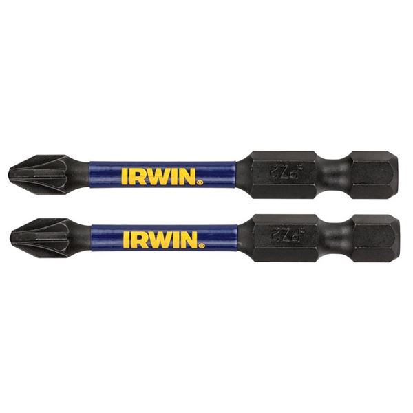 Irwin Impact Pro Performance PZ2 Screwdriver Bit 2 Pack