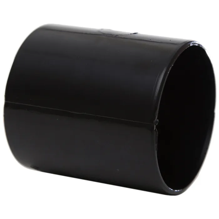 50mm Coupler Solvent Weld Black