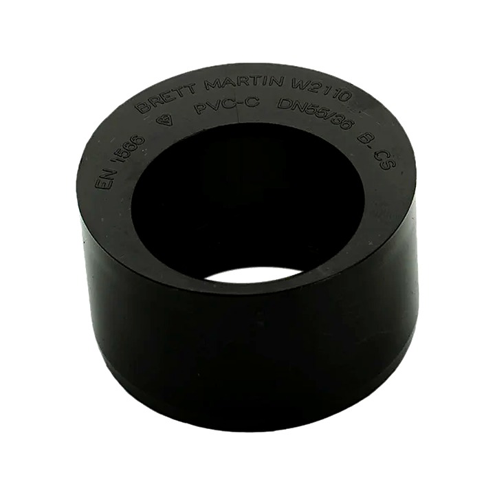50mm x 40mm Solvent Weld Reducer Black