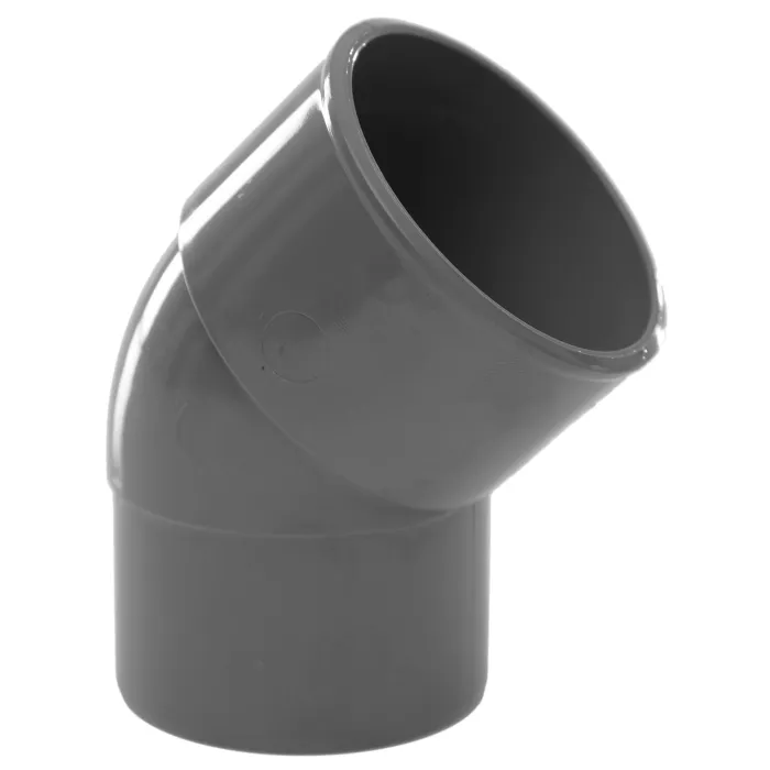 50mm Elbow 45° Solvent Weld Grey
