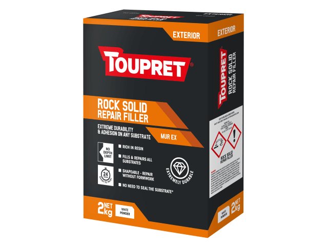 Exterior Rock Solid Repair Filler 2kg