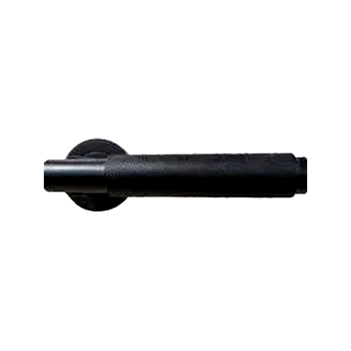 Sichern Lancaster Round Lever on Rose Matt Black