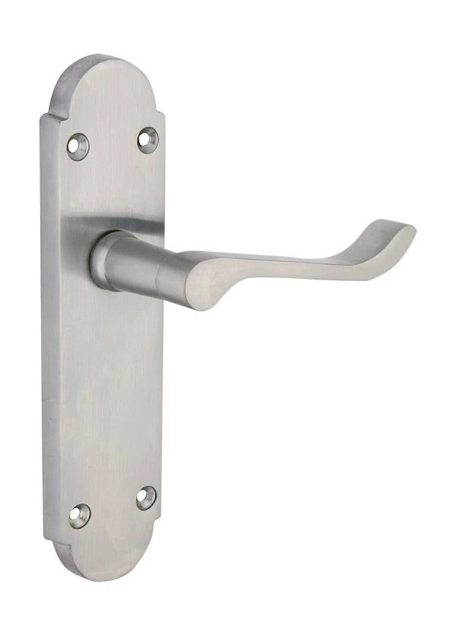 Sichern Carisbrooke Scroll Latch Door Handles Pair Satin