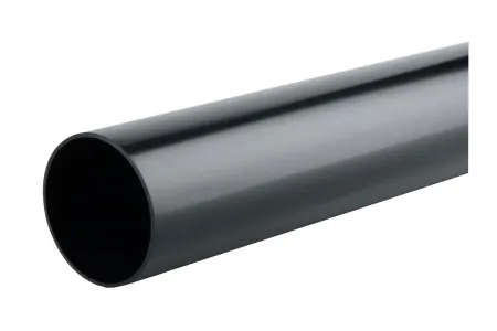 68mm Gutter Downpipe 4.2m Black