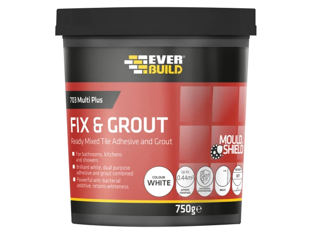 Everbuild Fix & Grout Tile Adhesive 750g
