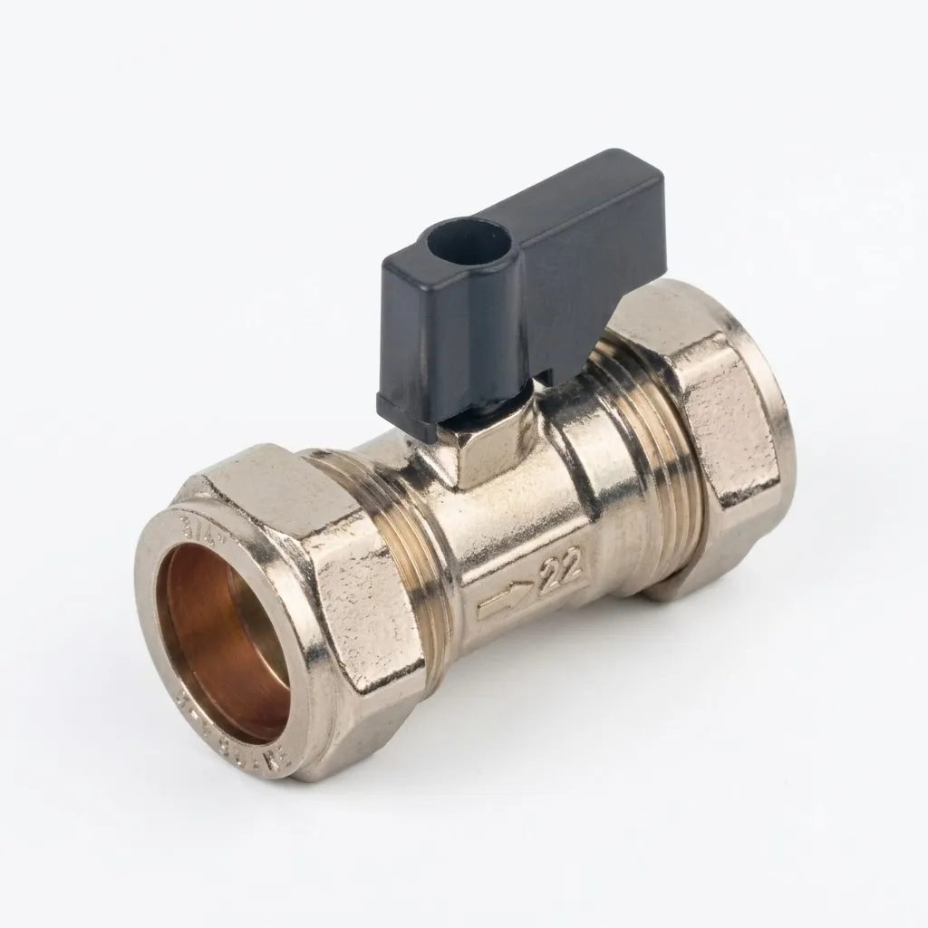 22mm Isolating Valve with Handle