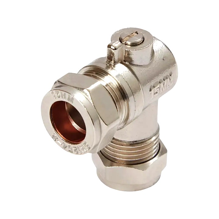 15mm Angled Isolating Valve