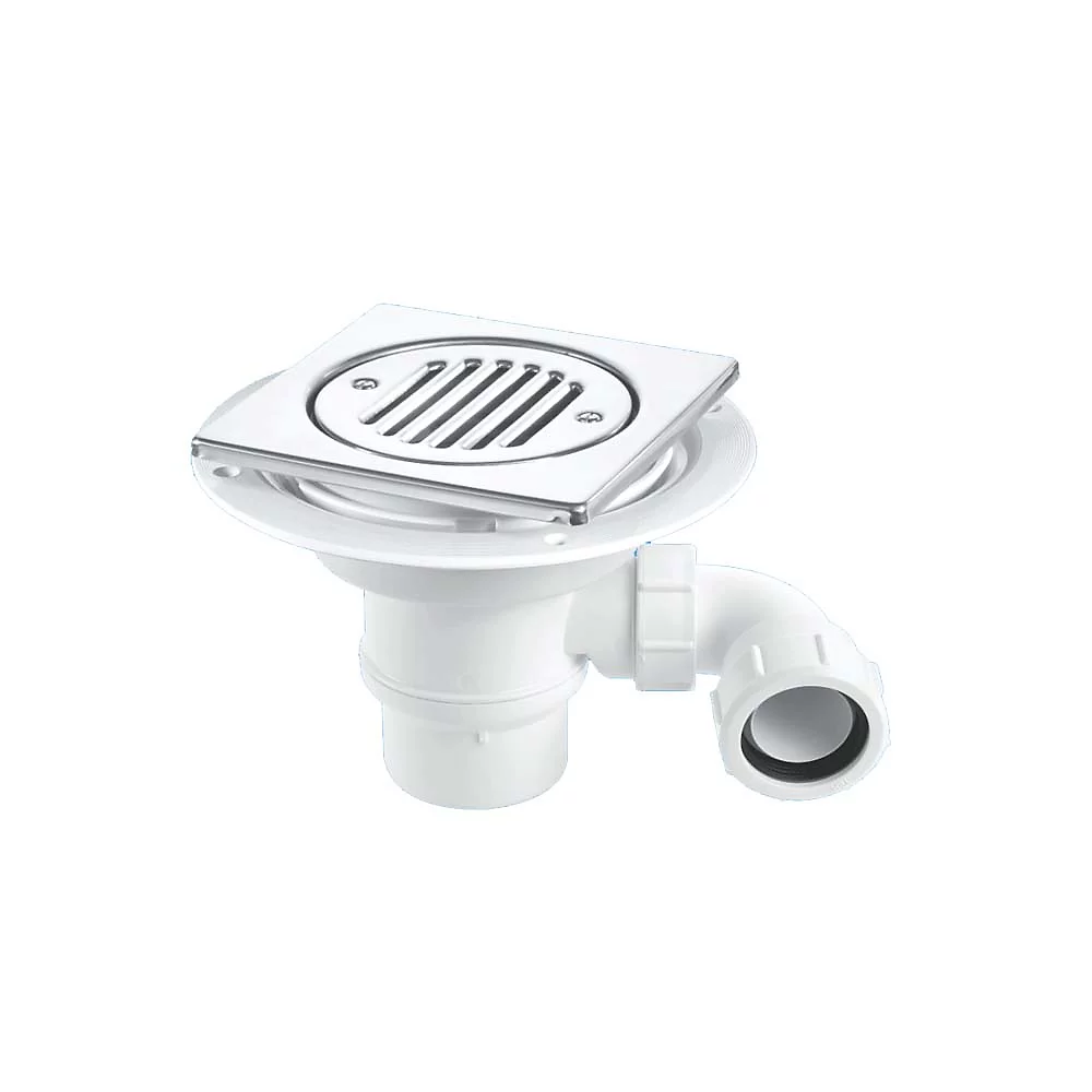McAlpine 50mm Square Water Seal Trap Stainless Steel