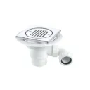 McAlpine 50mm Square Water Seal Trap Stainless Steel