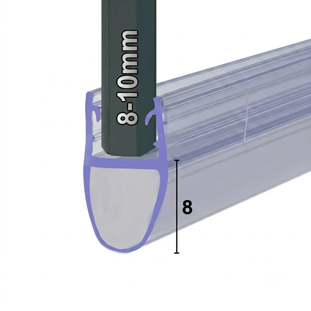 Bath Screen Seal 8-10mm Glass 900mm