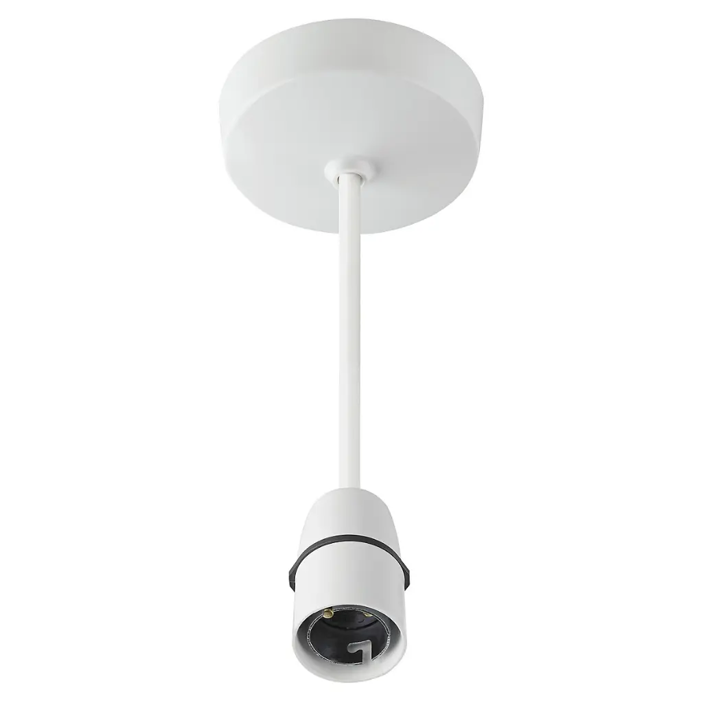 BG B22 Bayonet Pendant White