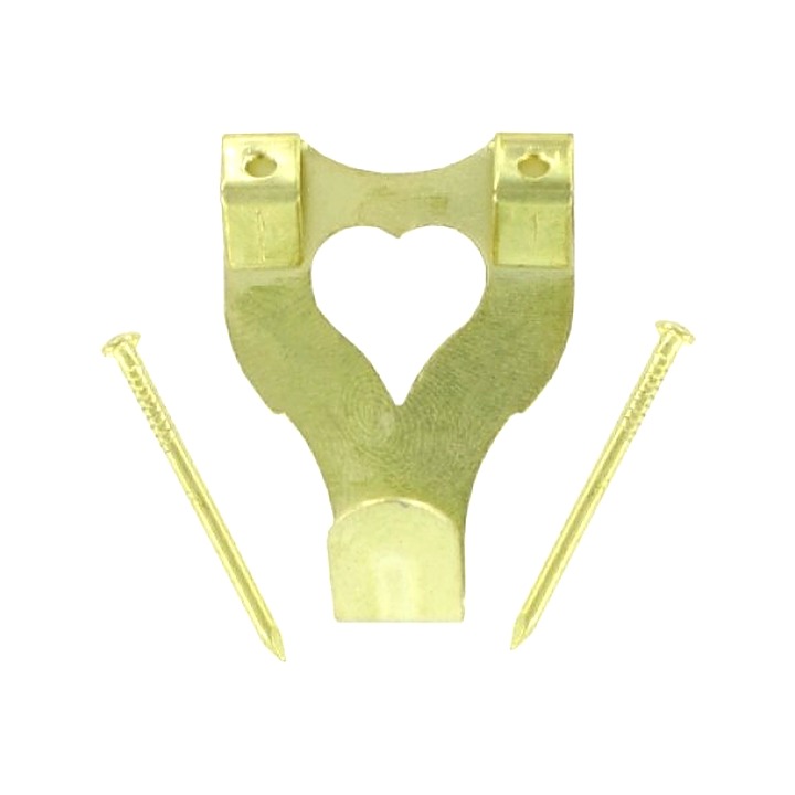 Centurion Double Picture Hooks & Pin 12 Pack