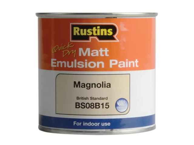 Rustins Quick Dry Matt Magnolia Paint 250ml