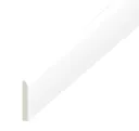 PVC Flat White 45mm x 6mm 2.4m