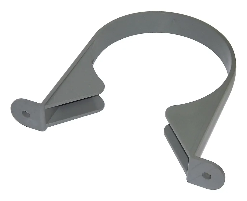 110mm Pipe Clip Grey