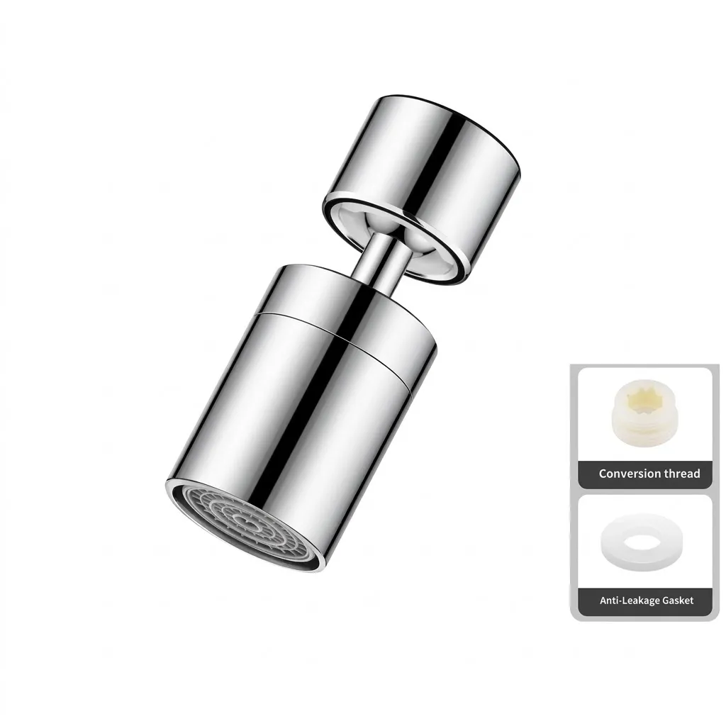 Rotatable Faucet Aerator with Adapter