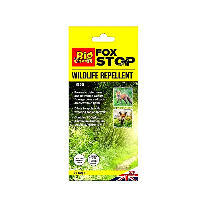 Big Cheese Fox & Wildlife Repellent 2 x 50g Sachets