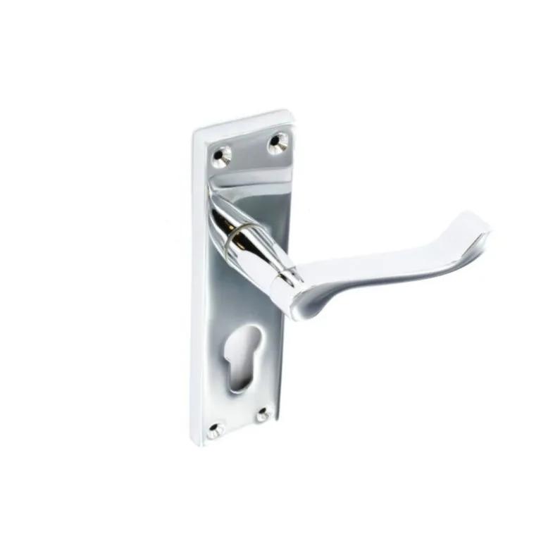 Securit Euro Handle Scroll Chrome