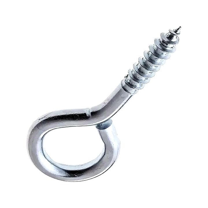 Screw Eye Closed Hooks 12 x 55mm Pack of 5