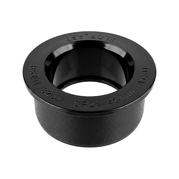 FloPlast 32mm Boss Adaptor Solvent Weld Black