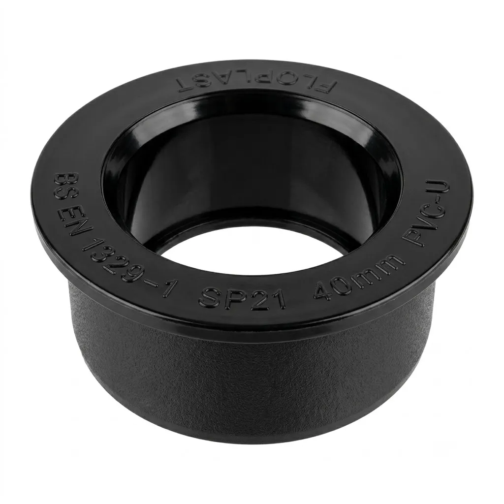 FloPlast Solvent Weld Boss Adaptor 32mm Black