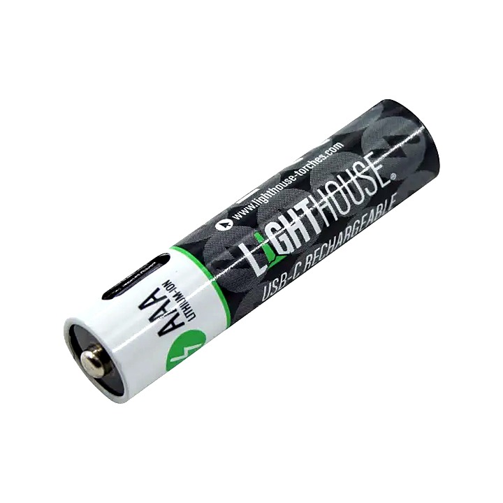 Lighthouse Rechargeable USB-C AAA Battery