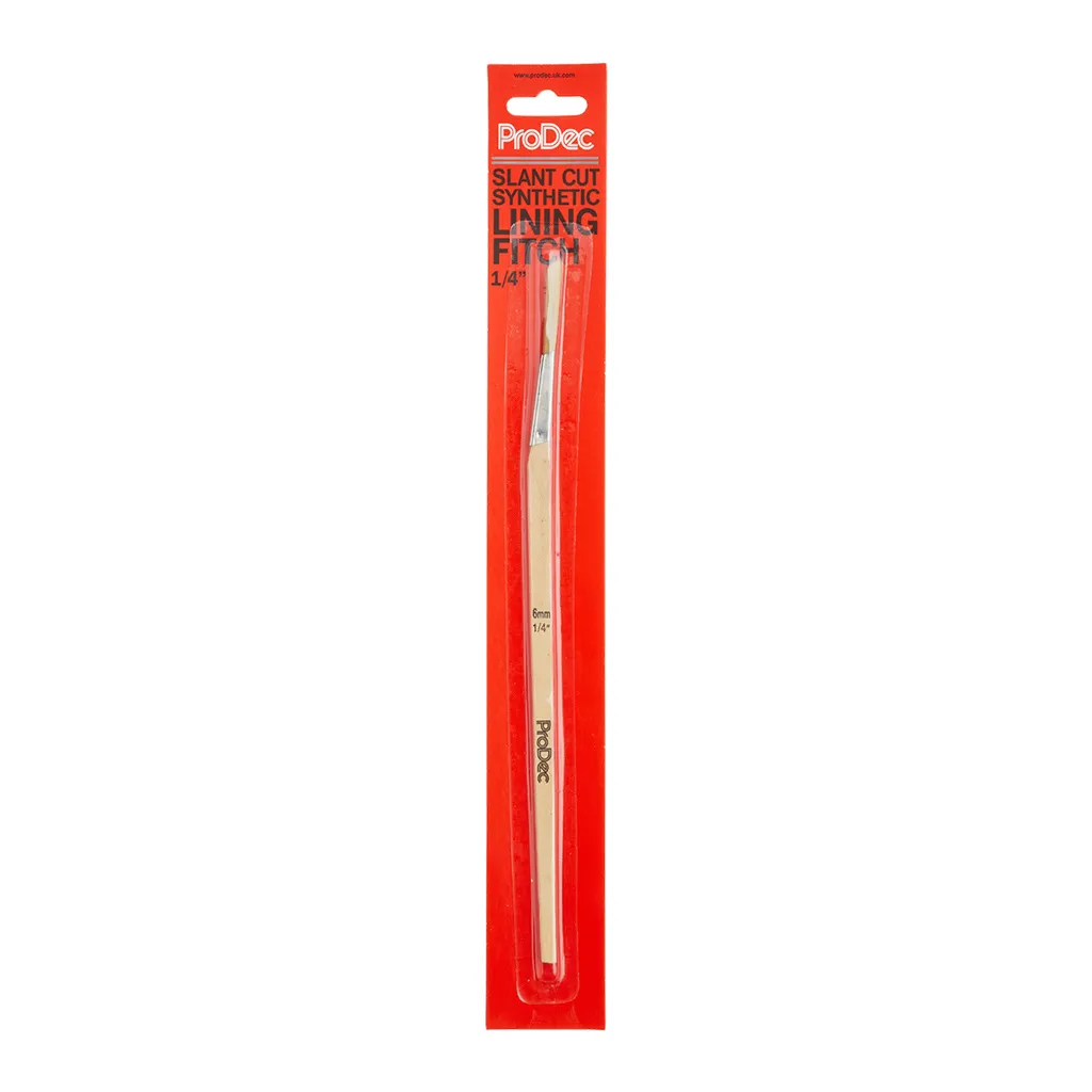 ProDec 0.25" Synthetic Slant Cut Lining Fitch Brush