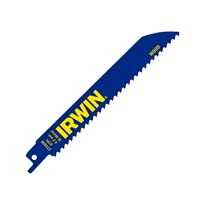 Irwin Reciprocating Wood Saw Blades 150mm 5 Pack