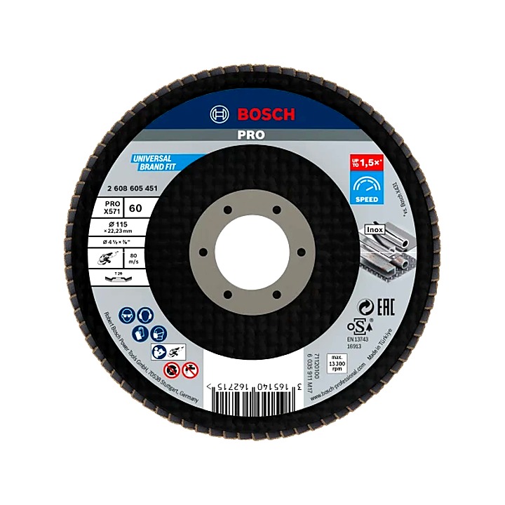 Bosch PRO Flap Angled 115mm x G60