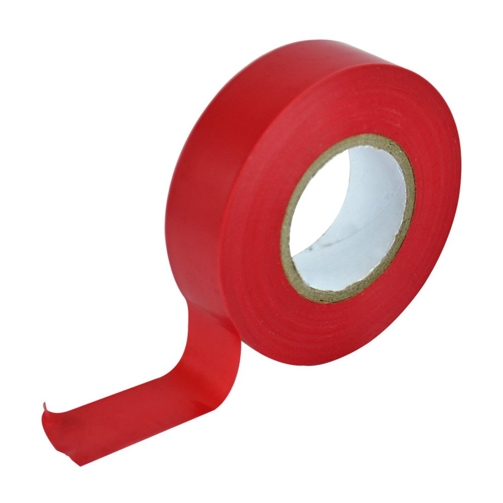Faithfull Electrical Tape Red 19mm x 20m