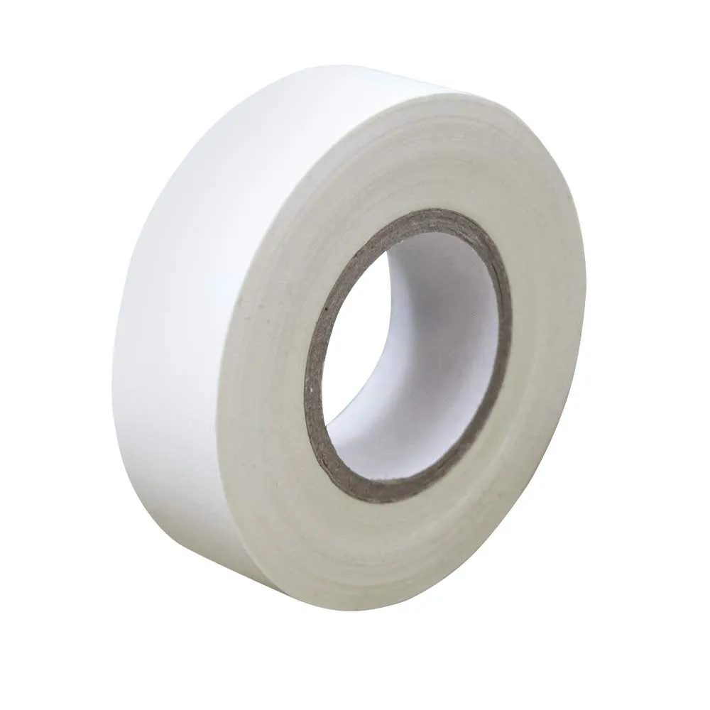 Faithfull Electrical Tape White 19mm x 20m