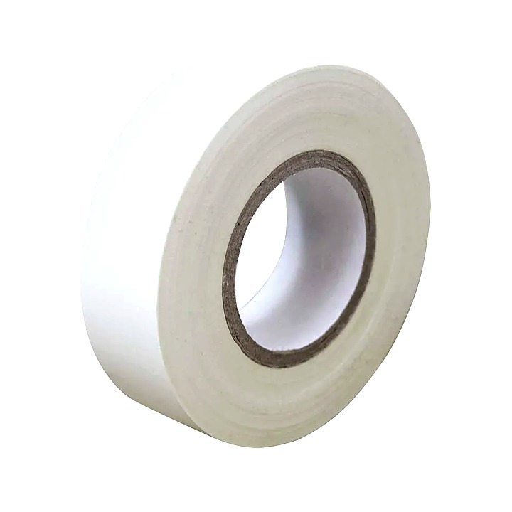Faithfull Electrical Tape White 19mm x 20m