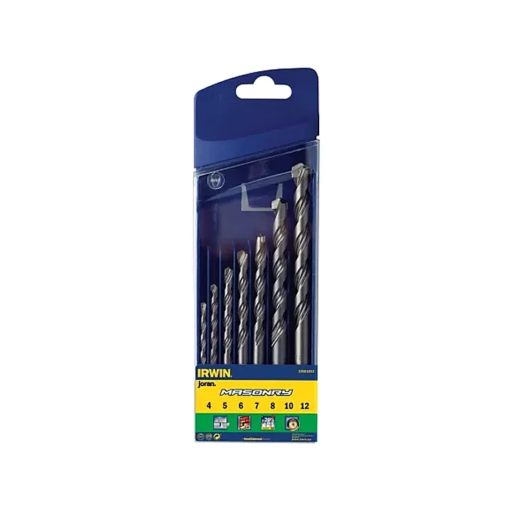 Irwin 7 Piece Masonry Drill Bit Set