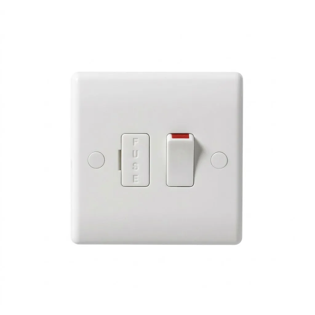 BG Switched 13A Spur & Flex Outlet White