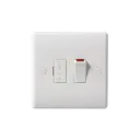 BG Switched13A Spur & Flex Outlet White
