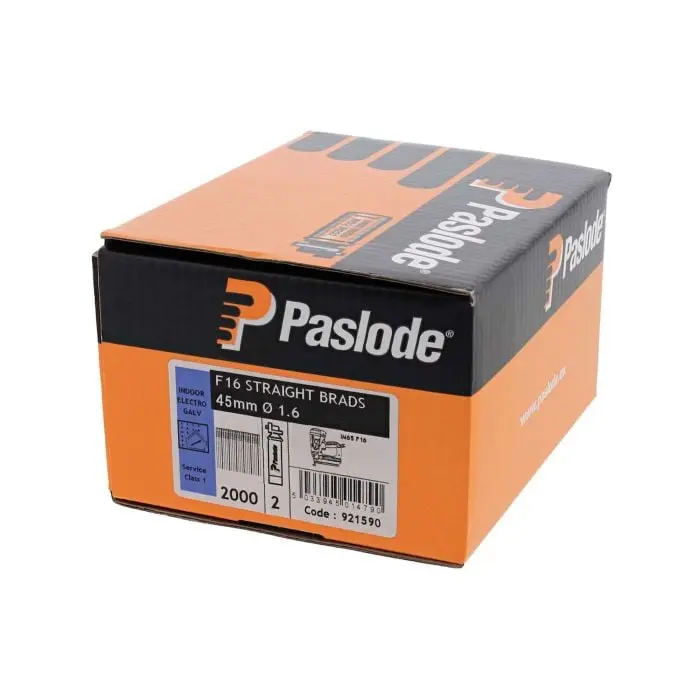 Paslode F16 Straight Brad 45mm