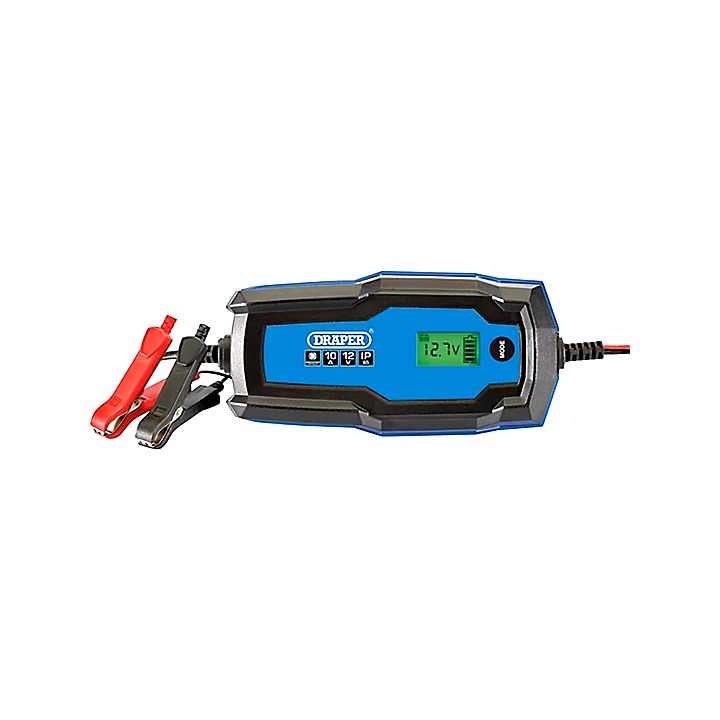 Draper 6/12V Smart Charger & Battery Maintainer 10A